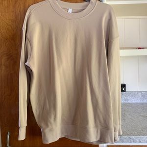 Lululemon Athletica Khaki Sweater Full Length never used